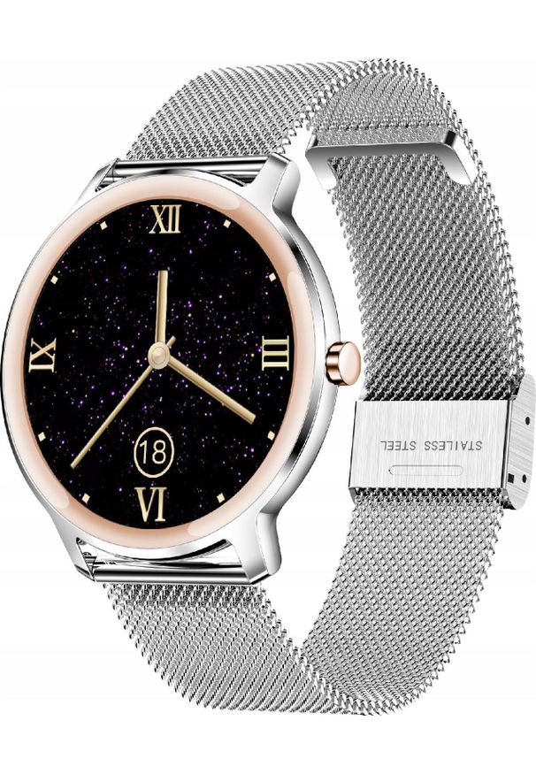 Smartwatch Farrot R18 Srebrny. Rodzaj zegarka: smartwatch. Kolor: srebrny