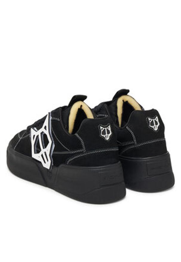 Naked Wolfe Sneakersy Kosa Czarny. Kolor: czarny. Materiał: skóra