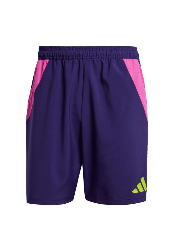 Adidas - Szorty Generation Predator Downtime. Kolor: fioletowy. Materiał: materiał. Sport: piłka nożna