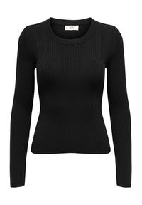 JDY Sweter 15277223 Czarny Regular Fit. Kolor: czarny. Materiał: wiskoza #7