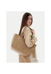 Torebka Calvin Klein. Kolor: beżowy #1