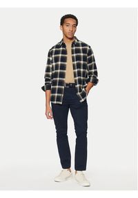 Tommy Jeans Koszula Check Flannel DM0DM20670 Granatowy Regular Fit. Kolor: niebieski. Materiał: bawełna