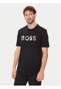 BOSS - Boss T-Shirt Thompson 15 50513382 Czarny Regular Fit. Kolor: czarny. Materiał: bawełna