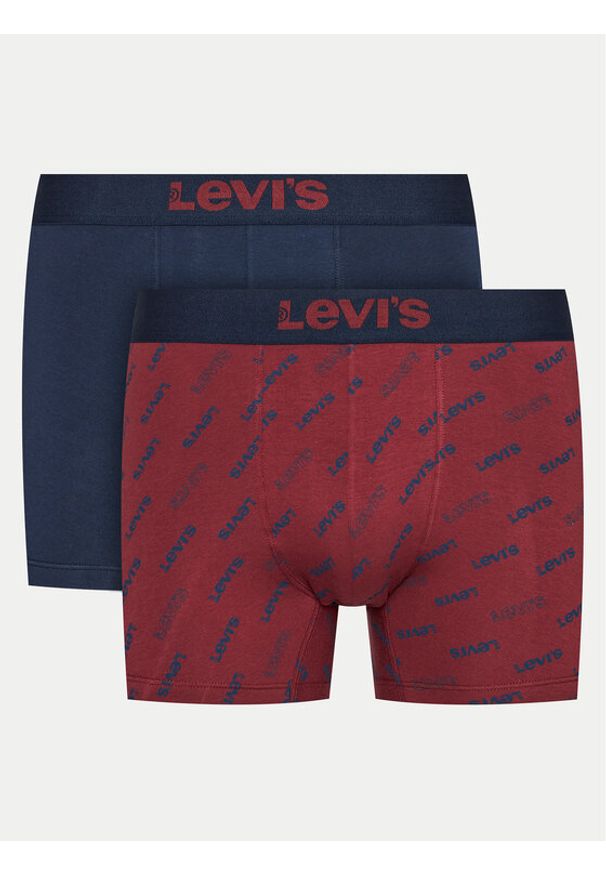 Levi's® Komplet 2 par bokserek 37149-1010 Kolorowy. Materiał: bawełna. Wzór: kolorowy