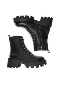 DeeZee Trzewiki 67091-3 Czarny. Kolor: czarny. Materiał: materiał #5