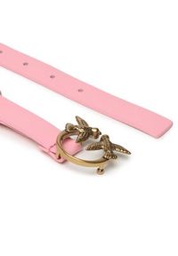 Pinko Pasek Damski Love Berry H2 Belt PE 23 PLT01 100143 A0R6 Różowy. Kolor: różowy. Materiał: skóra