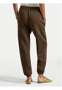 Polo Ralph Lauren Spodnie dresowe 211971700506 Brązowy Tapered Fit. Kolor: brązowy. Materiał: bawełna #3