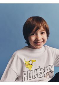 Reserved - T-shirt Pokémon - złamana biel. Materiał: bawełna, dzianina #1