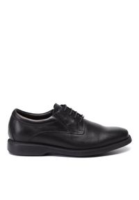 Geox Półbuty U Brayden 2Fit Abx C U54N1C 00043 C9999 Czarny. Kolor: czarny. Materiał: skóra