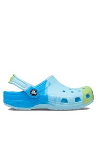 Crocs Klapki Classic Ombre Clog T 208287 Błękitny. Kolor: niebieski