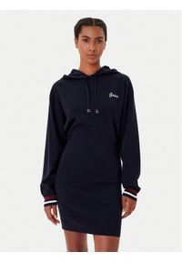 Guess Sukienka dzianinowa V5BK01 Z1152 Granatowy Regular Fit. Kolor: niebieski. Materiał: akryl #1