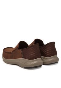 skechers - Skechers Półbuty Oswin 204866 Brązowy. Kolor: brązowy. Materiał: skóra, nubuk #6