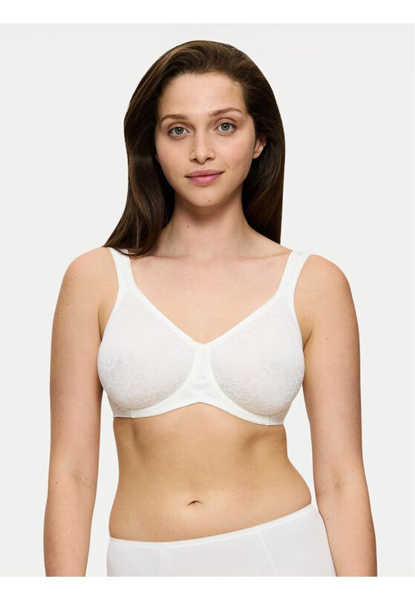 Triumph Biustonosz z fiszbiną Lovely Minimizer 10166834 Biały. Kolor: biały. Materiał: syntetyk