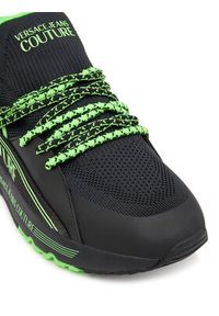 Versace Jeans Couture Sneakersy 79YA3SA3 Czarny. Kolor: czarny. Materiał: materiał #6