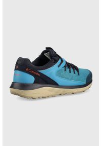 columbia - Columbia buty Trailstorm męskie. Nosek buta: okrągły. Zapięcie: sznurówki. Kolor: niebieski. Materiał: guma