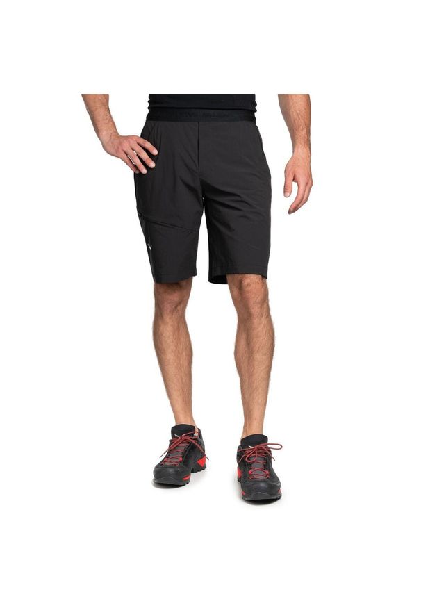 Salewa - Spodenki trekkingowe męskie Puez 4 Shorts. Kolor: czarny