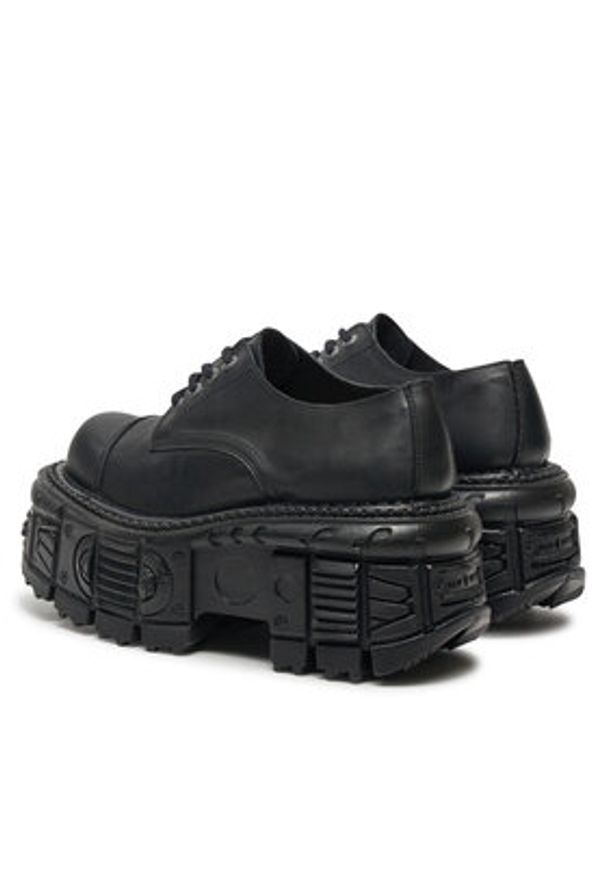 NEW ROCK Sneakersy M-TANKMIL I003-S1 Czarny. Kolor: czarny. Materiał: skóra