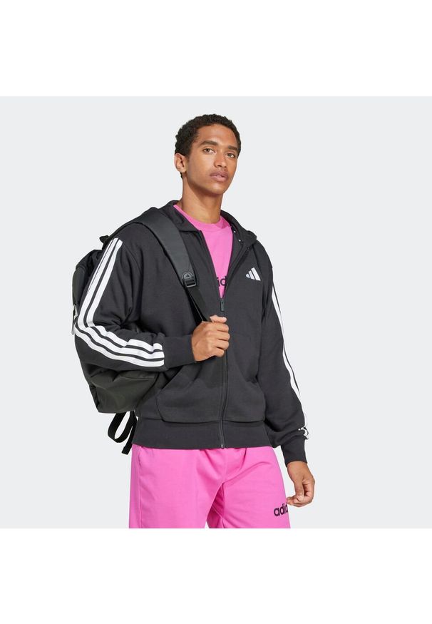 Adidas - Bluza z kapturem męska ADIDAS. Typ kołnierza: kaptur. Materiał: włókno, bawełna