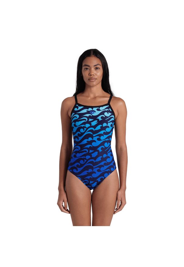 Strój kąpielowy damski jednoczęściowy kostium na basen Arena Surfs Up. Kolor: czarny