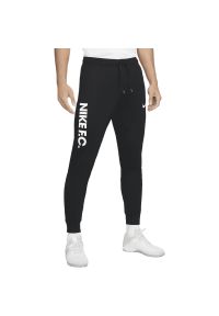 Spodnie Nike FC, Mężczyźni. Kolor: czarny. Materiał: dresówka. Sport: joga i pilates #1