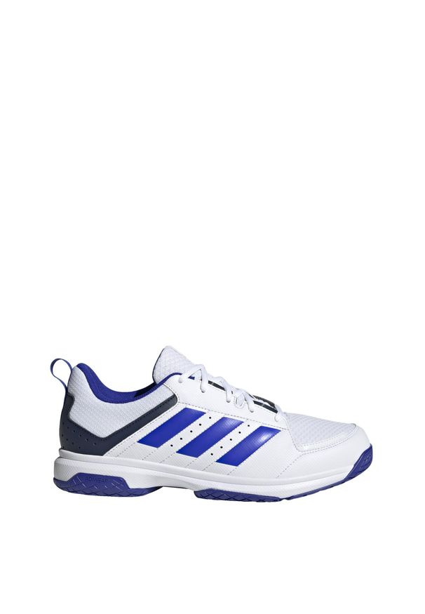 Buty halowe do piłki ręcznej do dorosłych Adidas Ligra 7. Kolor: biały, wielokolorowy, niebieski