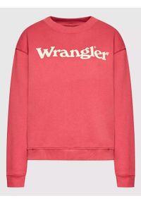 Wrangler - WRANGLER RETRO SWEAT DAMSKA BLUZA KLASYCZNA LOGO HOLLY BERRY W6N0HAXGH 112146216. Styl: klasyczny, retro #3