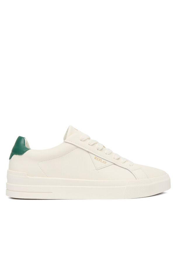 Replay - REPLAY Sneakersy GMZ7D .000.C0001L Biały. Kolor: biały. Materiał: skóra