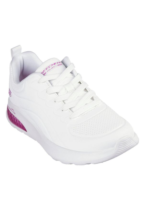 skechers - Damskie BOBS VISION AIR Sneakersy Biały. Kolor: biały. Materiał: kauczuk, syntetyk, poliester, materiał