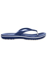 Japonki Crocs Crocband Flip. Kolor: niebieski. Materiał: materiał, syntetyk