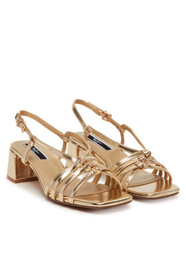 Pepe Jeans Sandały PLS90683 Złoty. Kolor: złoty. Materiał: skóra