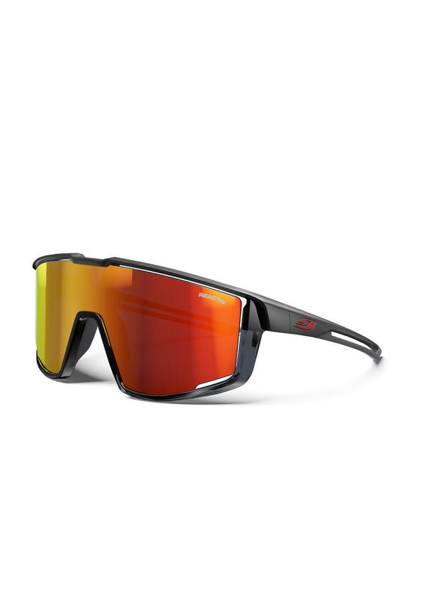 Okulary rowerowe JULBO FURY - czarny | Reactiv Light Amplifier Cat 1-3. Kolor: czarny. Sport: turystyka piesza