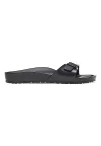 Birkenstock - BIRKENSTOCK Madrid EVA Black Klapki damskie. Okazja: na co dzień, na plażę. Kolor: czarny. Materiał: materiał. Sezon: lato. Styl: elegancki, casual #1