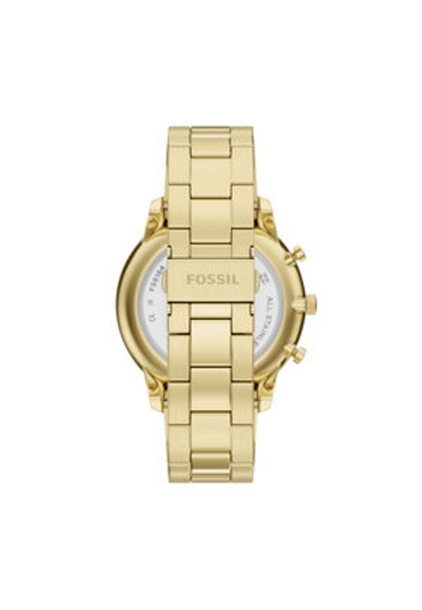 Fossil Zegarek Neutra FS6164 Złoty. Kolor: złoty