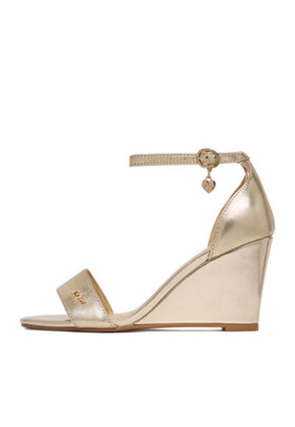 MEXX Sandały EO-CC2549-01 Złoty. Kolor: złoty. Materiał: skóra