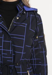 Born2be - Niebieska Dwustronna Kurtka z Kapturem z Lekkim Ociepleniem Siquila. Typ kołnierza: kaptur. Kolor: niebieski #2