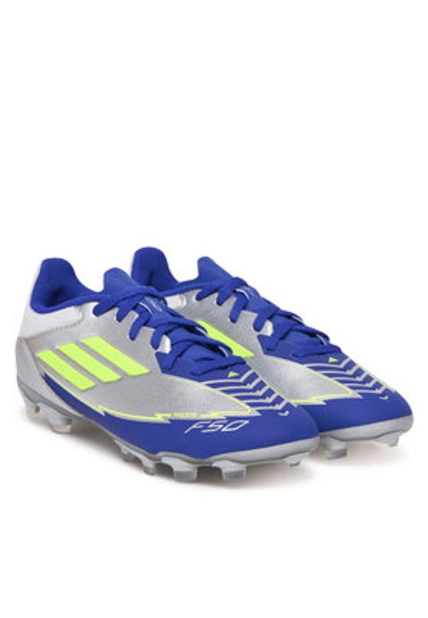 Adidas - adidas Buty do piłki nożnej F50 League Messi Multi-Ground IH0920 Szary. Kolor: szary. Materiał: materiał