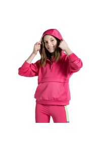 Lemon Explore - Bluza sportowa dla dzieci Lemon Exlopre WL5 z kapturem. Typ kołnierza: kaptur. Kolor: różowy. Materiał: wiskoza, poliester, elastan