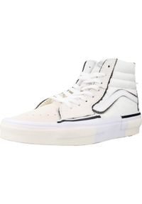 Tenisówki Vans Model Sk8-hi Reconstruct Kolor Biały. Kolor: biały. Materiał: tkanina, skóra