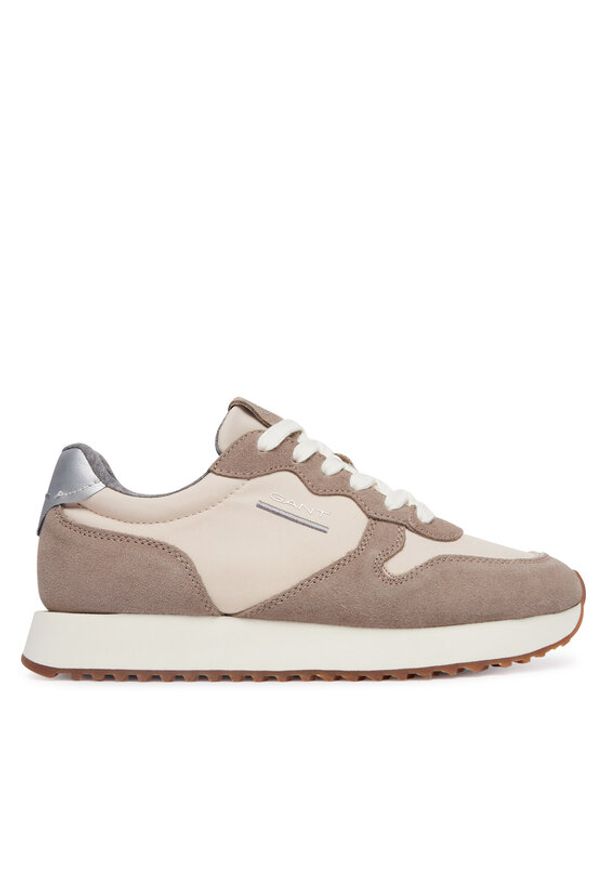 GANT - Gant Sneakersy 32533179 Beżowy. Kolor: beżowy. Materiał: zamsz, skóra