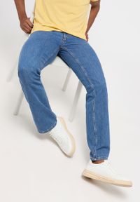 Mustang - MUSTANG TRAMPER STRAIGHT MĘSKIE SPODNIE JEANSOWE JEANSY DENIM BLUE 1013975 5000 683