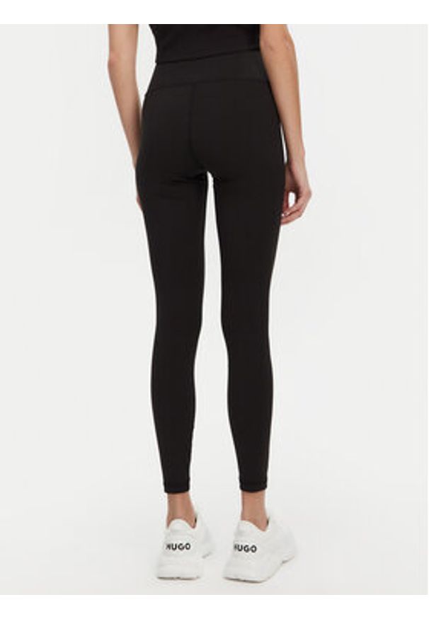 Hugo - HUGO Legginsy 50545350 Czarny Slim Fit. Kolor: czarny. Materiał: syntetyk