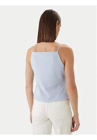 Calvin Klein Jeans Top Ponte LV044F206G Niebieski Slim Fit. Kolor: niebieski. Materiał: syntetyk #4