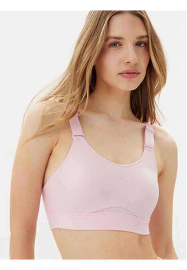Under Armour Biustonosz sportowy Ua Infinity High 1384112 Różowy. Kolor: różowy. Materiał: syntetyk