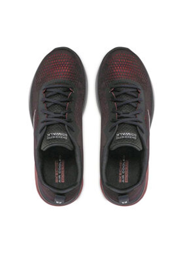 skechers - Skechers Sneakersy Enterprise 216241/BKRD Czarny. Kolor: czarny. Materiał: materiał