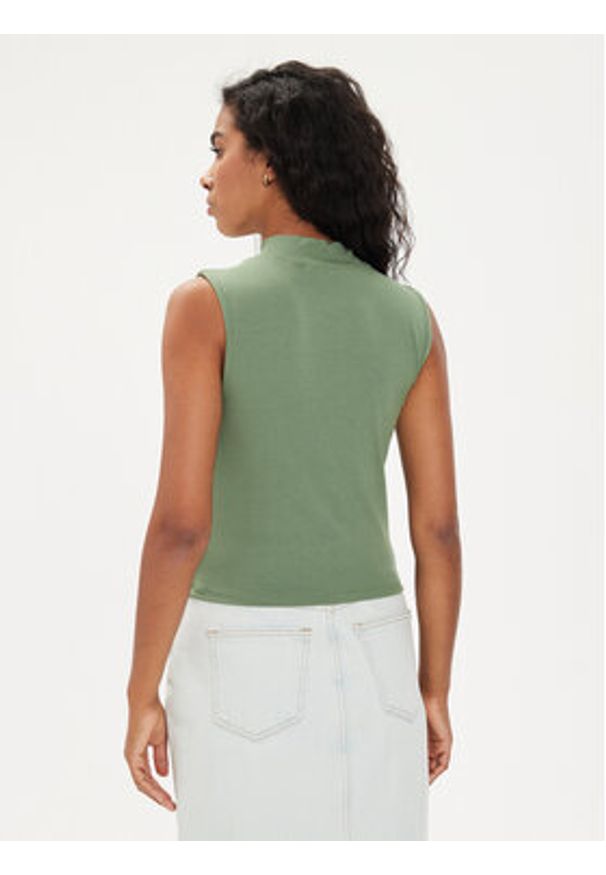 Vero Moda Top Mary 10306899 Zielony Tight Fit. Kolor: zielony. Materiał: wiskoza