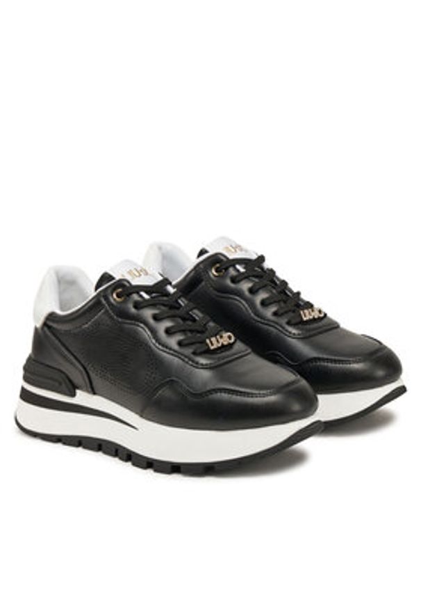 Liu Jo Sneakersy Amazing 20 BA5043 P0102 Czarny. Kolor: czarny. Materiał: skóra