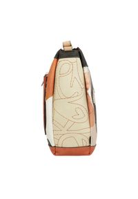 Pomarańczowa Damska Torebka Anekke Edycja Limitowana. Kolor: pomarańczowy. Wzór: napisy. Dodatki: z breloczkiem. Materiał: z tłoczeniem. Styl: casual, elegancki #6