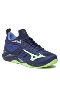 Buty Mizuno Wave Dimension V1GA2240 Eveblue/Techgreen/Iolite 11. Kolor: niebieski. Model: Mizuno Wave