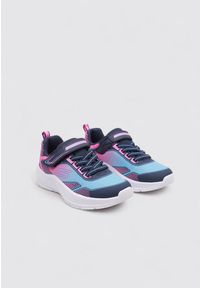 skechers - Buty SKECHERS MICROSPEC ADVANCE OASIS POINT Niebieski. Okazja: na co dzień. Kolor: wielokolorowy. Materiał: syntetyk, tkanina