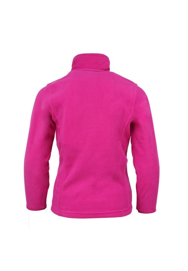 PEAK MOUNTAIN - Dziewczęca kurtka polarowa Peak Mountain Gacesare. Kolor: różowy. Materiał: polar